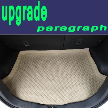 

ZHAOYANHUA Custom fit High side car Trunk mats for Fiat Freemont 500 Viaggio Bravo Ottimo Palio Weekend Fr Durable Boot Carpets