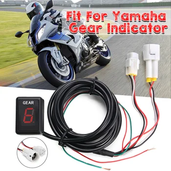 

6 Speed Lever Motorcycle Gear Indicator Gear Moto Speed Digital Meter Universal for Yamaha YZF-R1 YZF-R6 Xt660 Fz6 Fz-16 Fz1 Fz8