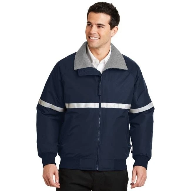 Мужская куртка Challenger с светоотражающей лентой True Navy &amp Grey Heather Reflective-Extra Large port