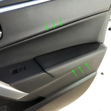 4 pcs In Microfibra Interni In Pelle Pannelli Porta Guardie/Porta Bracciolo Pannello Coperture Trim Per Toyota Corolla 2014 2015 2016 2017