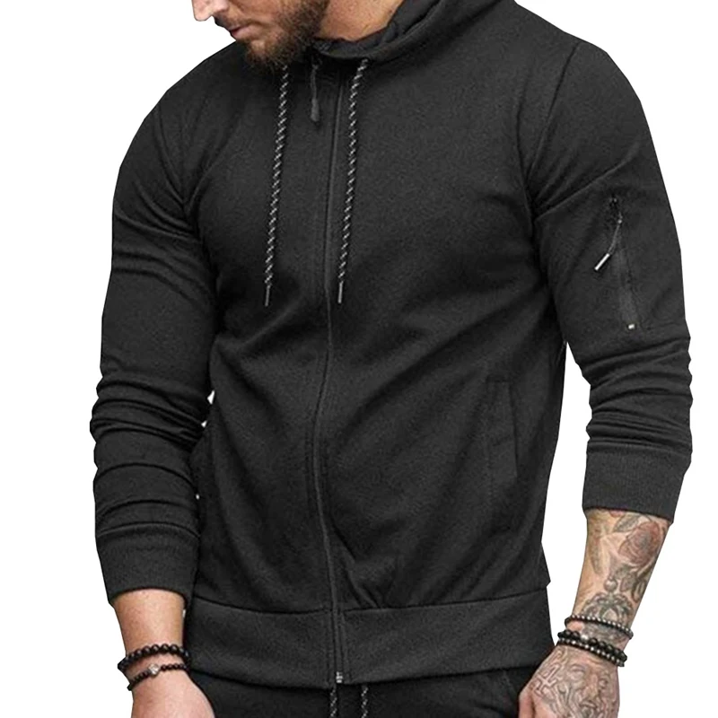 NEW Jacket Hoodies Men Fashion Solid Color Zipper Pockets Sweatshirt Autumn Winter Warm Male Tracksuit Coat NEW Jacket Hoodies Men Fashion Solid Color Zipper Pockets Sweatshirt Autumn Winter Warm Male Tracksuit Coat