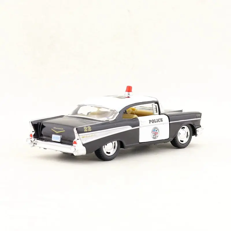 KINSMART литая металлическая модель/Масштаб 1:40/1957 Chevrolet Bel Air полицейская