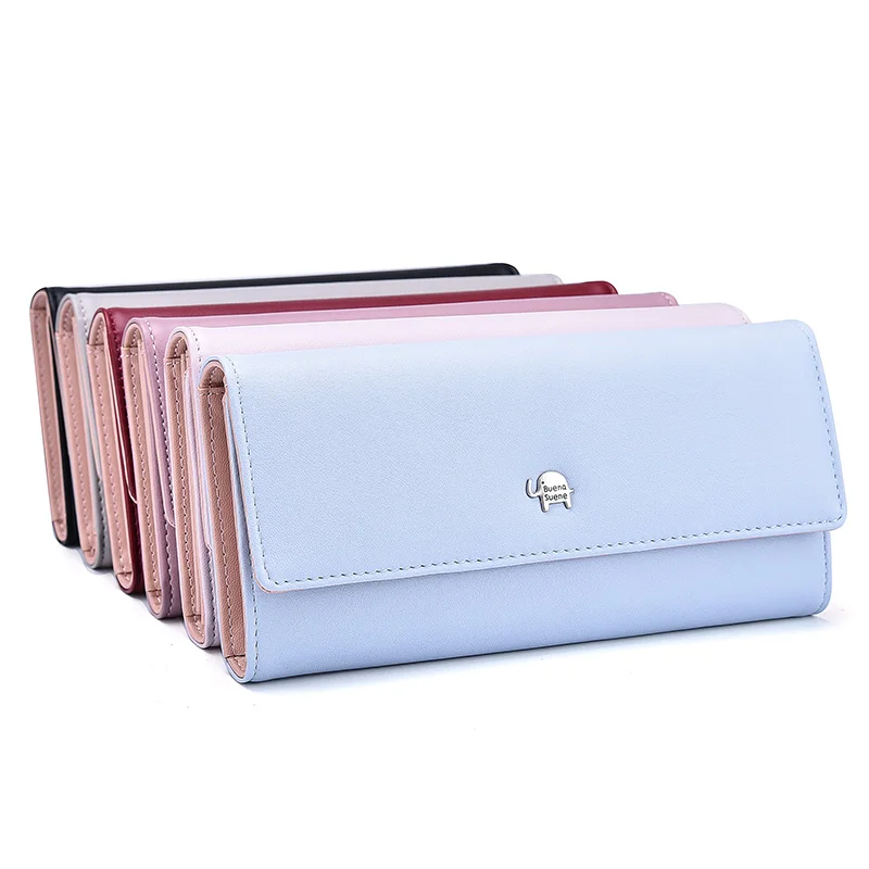 1x Women Ladies PU Leather Wallet Tri-Fold Clutch Bag Purse Handbag Card Holder