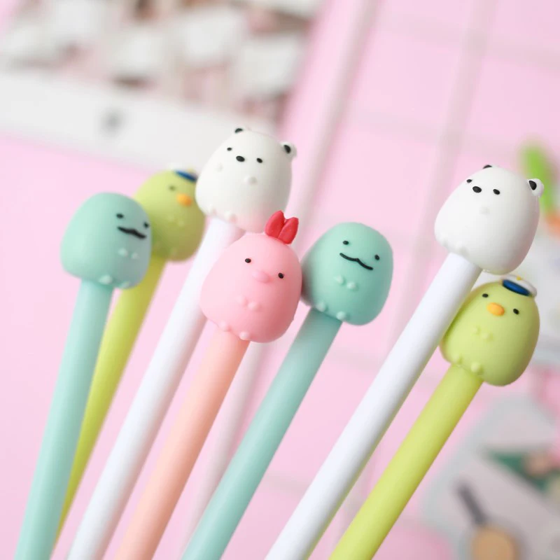 1 шт. милые гелевые ручки Gudetama 0 5 мм креативные нейтральные для детей подарок