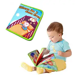 Рвется школьные принадлежности книга из ткани для детей раннего учебная книга мультфильм обучающие игрушки для детей