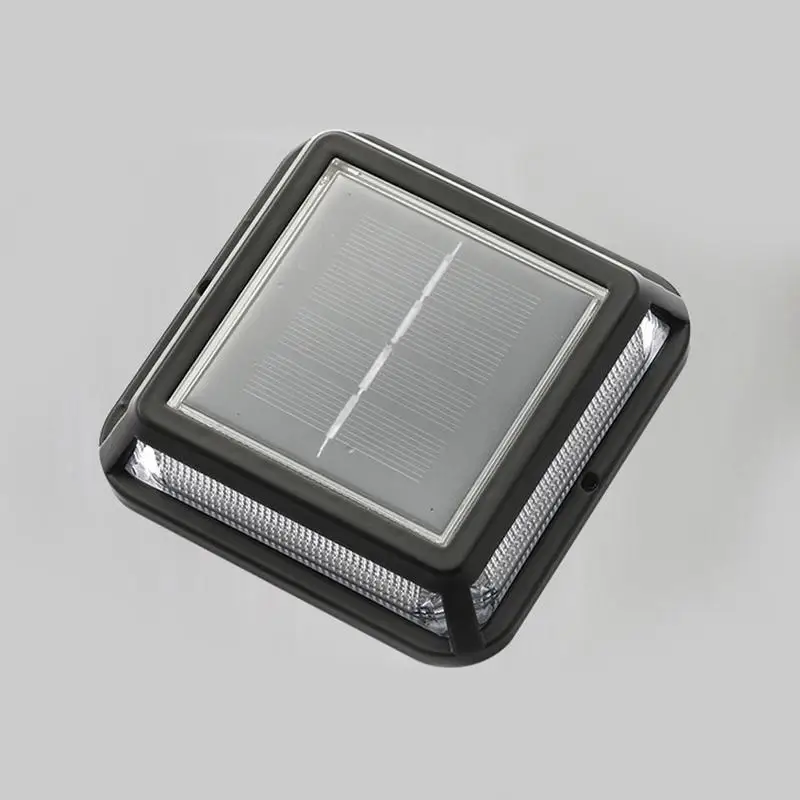 

12Led Outdoor Waterproof Solar Garden LED Home Stair Steps Balcony Floor Foot Wall Lamp Decoration Small Street Lamp