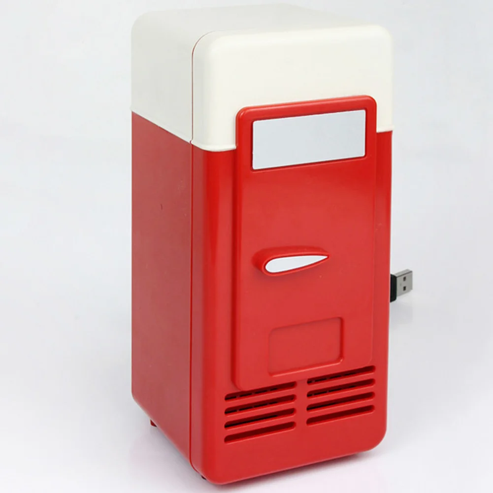 Холодильник мини-холодильник автомобильный банки напиток морозильник портативный холодильник USB PC один 19,4X9X9 см