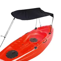 Открытый 1 человек надувная лодка каноэ каяк солнце тент укрытие верхнюю крышку от солнца СИНИЙ для кемпинга Пеший Туризм рыболовные снасти