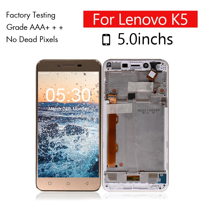 

LCD For Lenovo Vibe K5 Display Touch Screen Digitizer with Frame for Lenovo Vibe K5 LCD Display A6020A40 A6020 A41 lcd screen