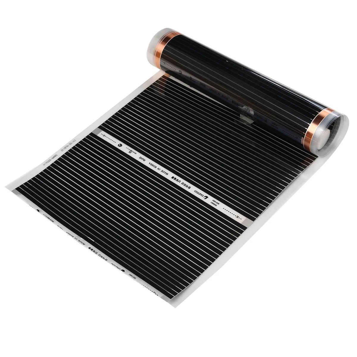 

50cmx2mMayitr 220V Electric 60 Degree C Home Floor Infrared Underfloor Heating Warm Film Mat Pads 50cmx2m