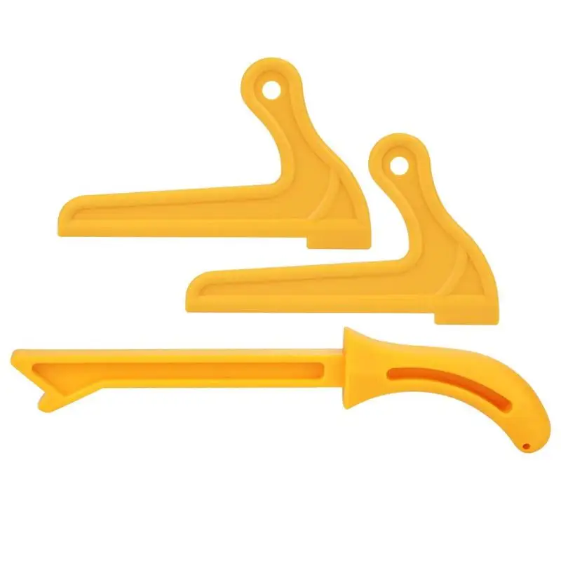 

3pcs 1pc T1 2pcs V-type T2 Safety Hand Protection Sawdust Wood Router Saw Blade Push Sticks Set for Carpentry Tools