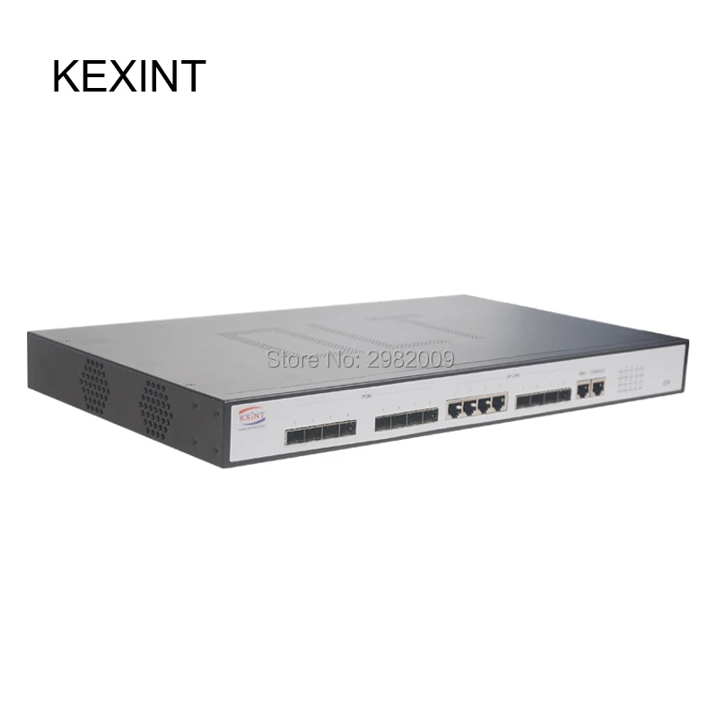 KEXINT 8 портов s EPON OLT без модулей и управления работы FTTH Telecom 1U портов|Оптоволоконное