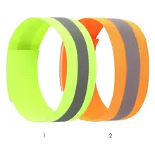 Ночные Светоотражающие безопасные ремни ночная нарукавная повязка для спорта на открытом воздухе ночной бег велопрогулки ремень для бега светящаяся повязка на руку