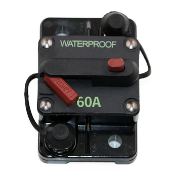 

60AMP Circuit Breaker Inverter DC 42V Waterproof Marine Trucks Trucks Vehicles Boats Marine Motorhomes Cars RV