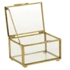 LUDA Geometric Glass Style Jewelry Box Table Container For Displaying Jewelry Keepsakes Home Decoration Plants Container Ewelr 3