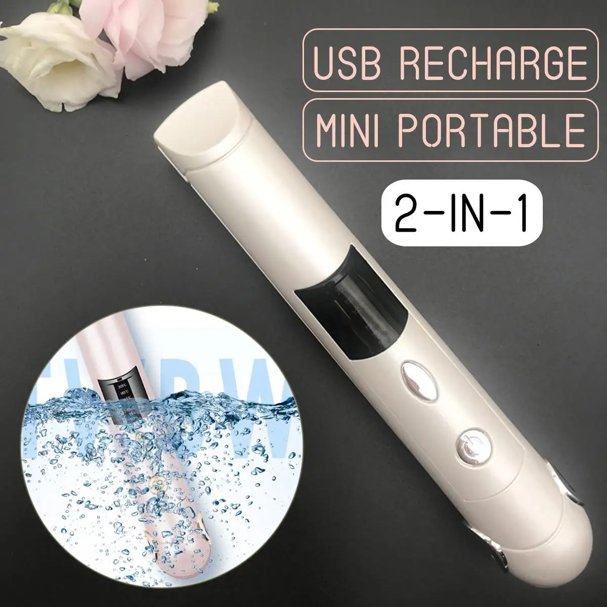 Мини выпрямитель USB подзарядка бигуди Быстрый нагрев керамическая 3D доска для плавания СВЕТОДИОДНЫЙ Дисплей беспроводные волосы плоский У...