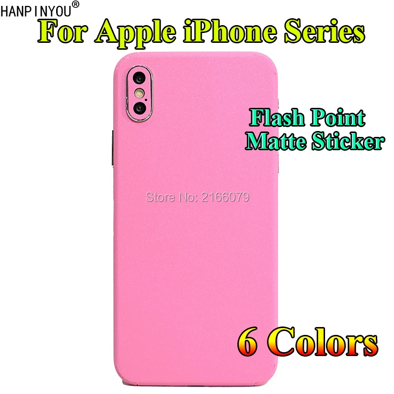 Для Apple iPhone 11 X XS Max Pro XR 7 8 Plus задняя вспышка матовая защитная пленка наклейка