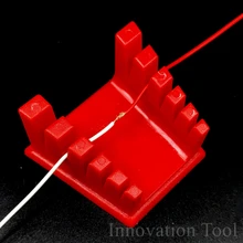 Пайка провода оловянные провода зажим стенд кабельное соединение приспособление Магнитный ABS держатель для 30AWG до 12AWG