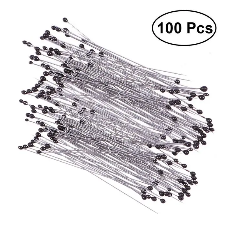 

100PCS Insect Pins Specimen Pins Stainless Steel With Plastic Box For School Lab Entomology Dissection 4cm/1.57in