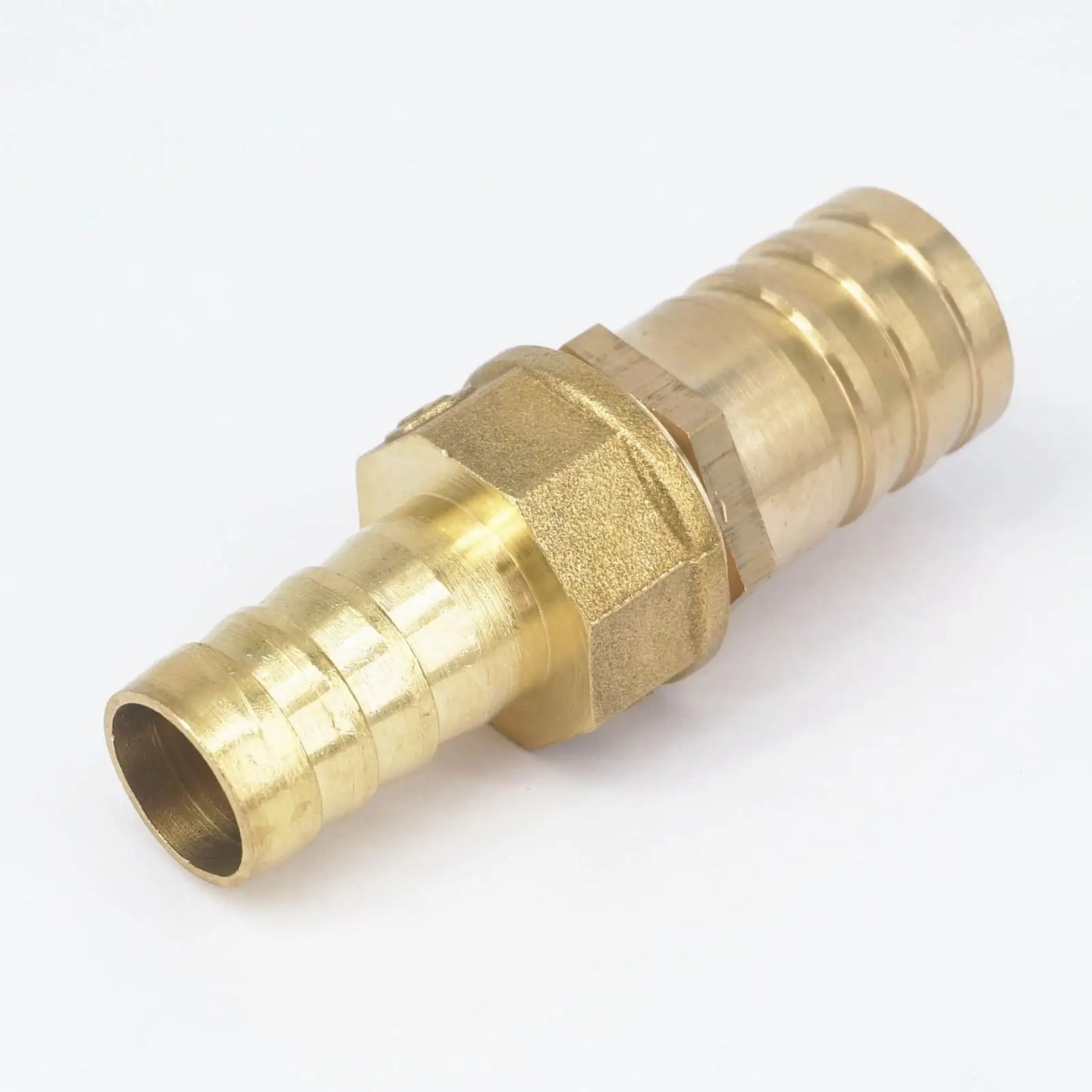 Hose Barb I/D 19mm x Hose Barb I/D 25mm Brass coupler Splicer Connector