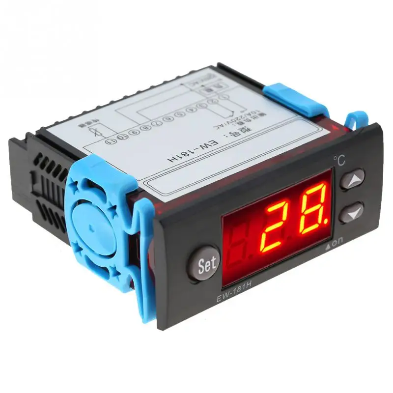 Контроль температуры EW 181H цифровой регулятор Термостат измеритель
