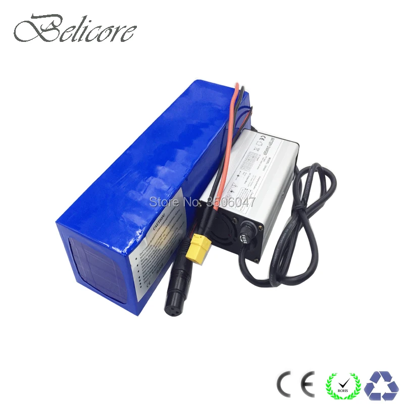 

US EU no tax top quality 1000W 48V 14ah ebike lithium battery pack with charger use sanyo 18650 GA powerful cells