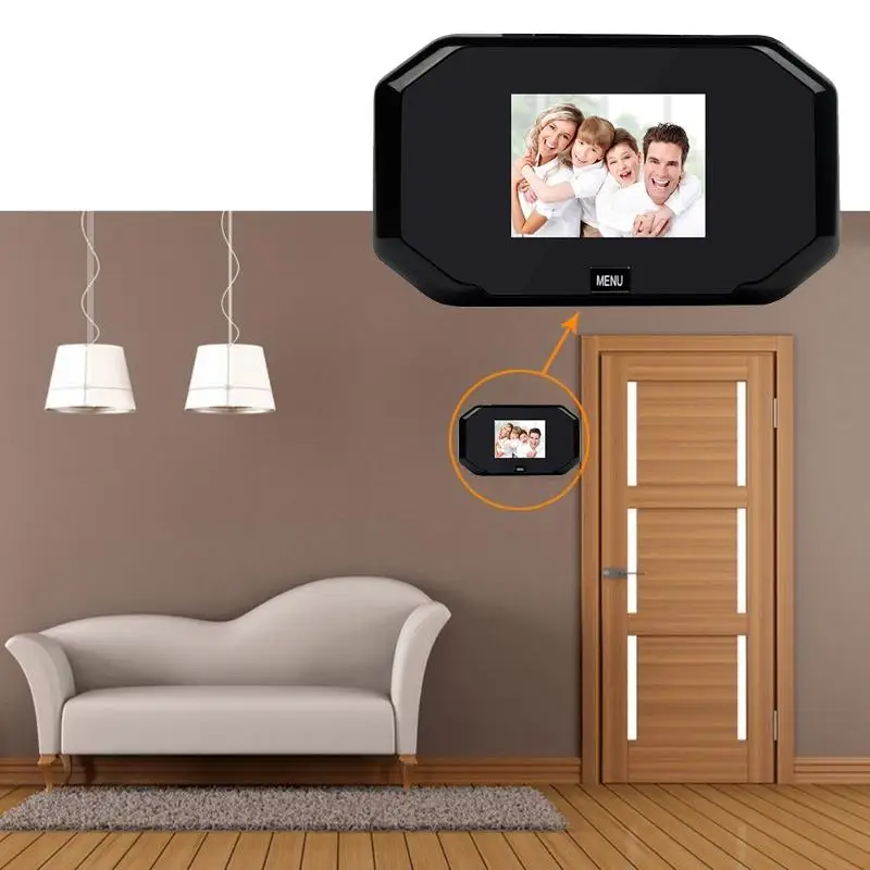 

3 inch Smart Digital Viewer LCD Doorbell Camera 145 Degree Door Eye Doorbell Electronic Peephole Door Camera Viewer