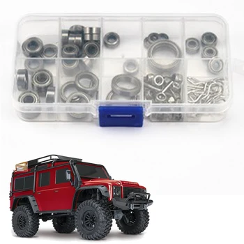

Stainless Steel Ball Bearing Set Complete Rubber Sealed Bearings Kit For 1/10 RC Car Traxxas TRX-4 Trx4 Climbing