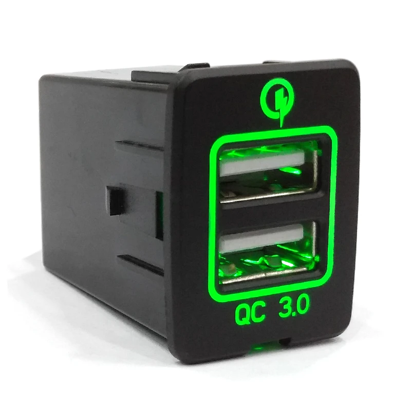 2 Port USB Car Charger 12V/24V Adapter Factory Modified 2 USB Port Car