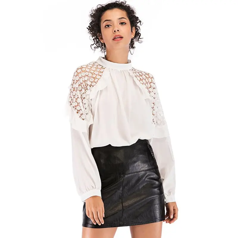 Women Chiffon Blouses Casual Sweet Travel OL Plus Size