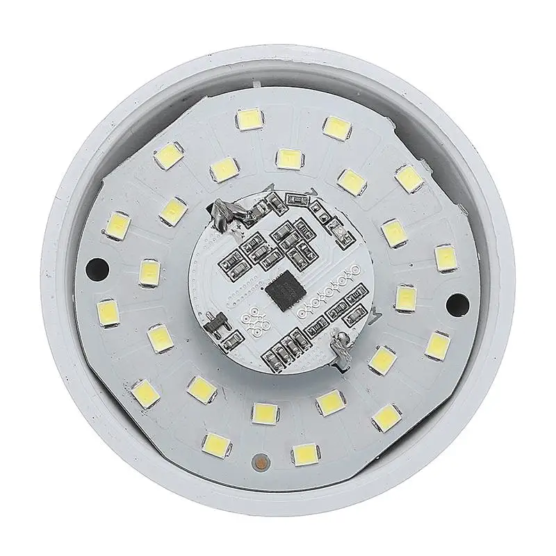 CLAITE AC220V E27 9 W 24leds чистый белый в виде радара сенсорный светильник лампа