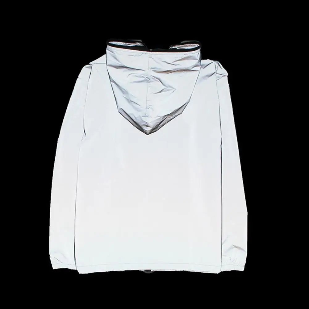 Men/Women Waterproof Reflective Night Shiny Jacket Hip-hop Streetwear Harajuku Hoodie Windbreaker Jackets Night Safe Coats Men/Women Waterproof Reflective Night Shiny Jacket Hip-hop Streetwear Harajuku Hoodie Windbreaker Jackets Night Safe Coats