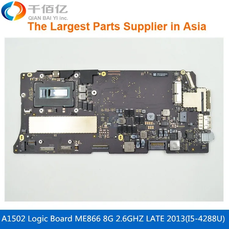 Genuine Laptop Mother board A1502 Logic board For font b MacBook b font Pro Retina 13