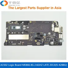 Genuine Laptop Mother board A1502 Logic board For MacBook Pro Retina 13′ ME866 8G 820-3536-A i5-4288U