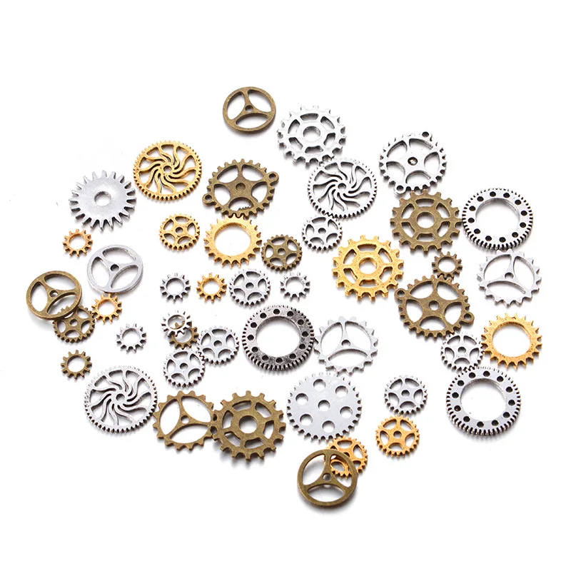 

50g mechanical gear steampunk retro DIY handmade alloy jewelry accessories