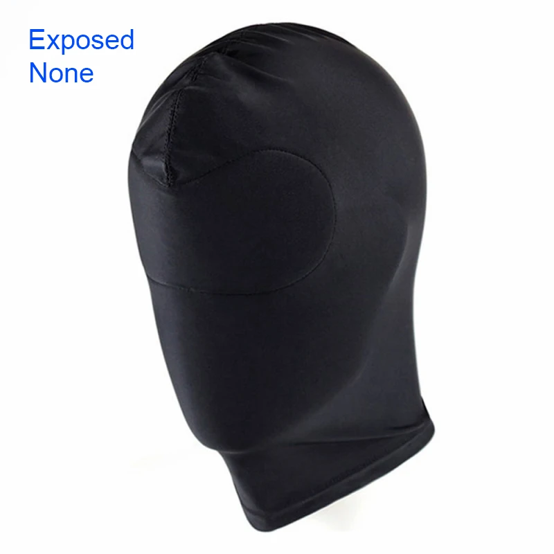 Sex Toys Adult Games SM Bondage Head Mask Headgear Slave Restraint Hood for Couples