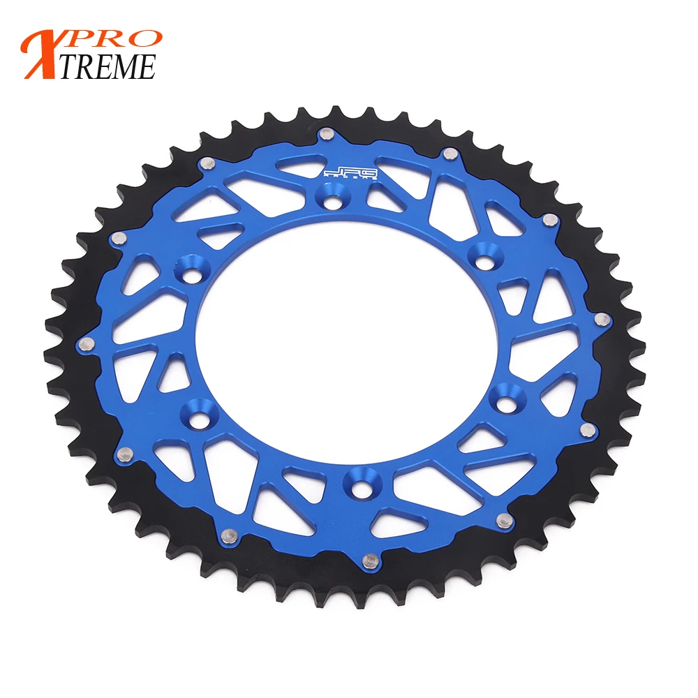Задняя звездочка цепи 44 46 47T 48T 49T 50 T 51T 52T для YAMAHA YZ125 YZ250 YZ 125 250 TTR230 WRF YZ250F YZ400F YZ450F YZF 426