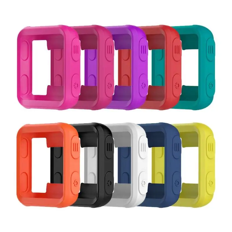 

Silicone Smart Wristband Bracelet Watch Strap Replacement Protective Case for Garmin Forerunner 35/Approach S20 Sports Watch