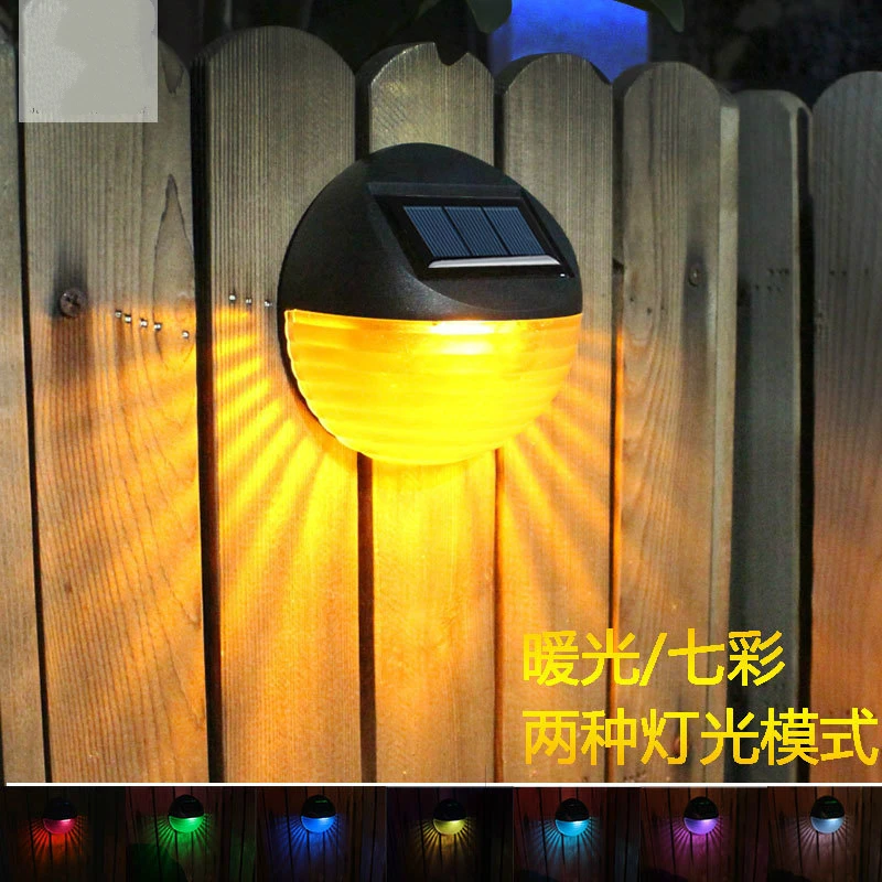 

DE.SOUL LED Solar Light Outdoor Solar Lamp Solar Powered Waterproof Wall Light for Garden Yard Path Decoration