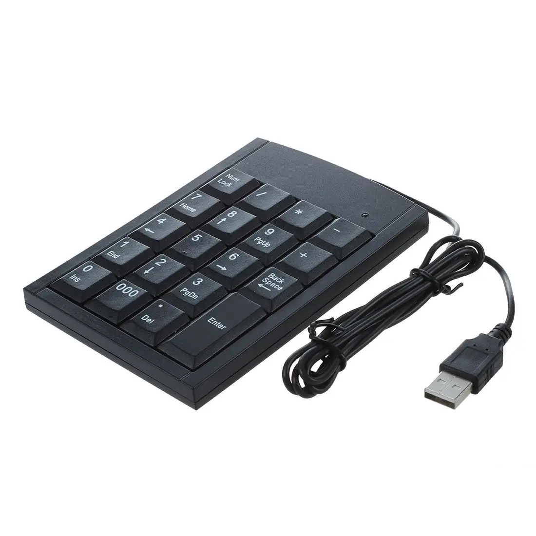 Мини Черный USB цифровая клавиатура Клавиатура для ноутбука ПК