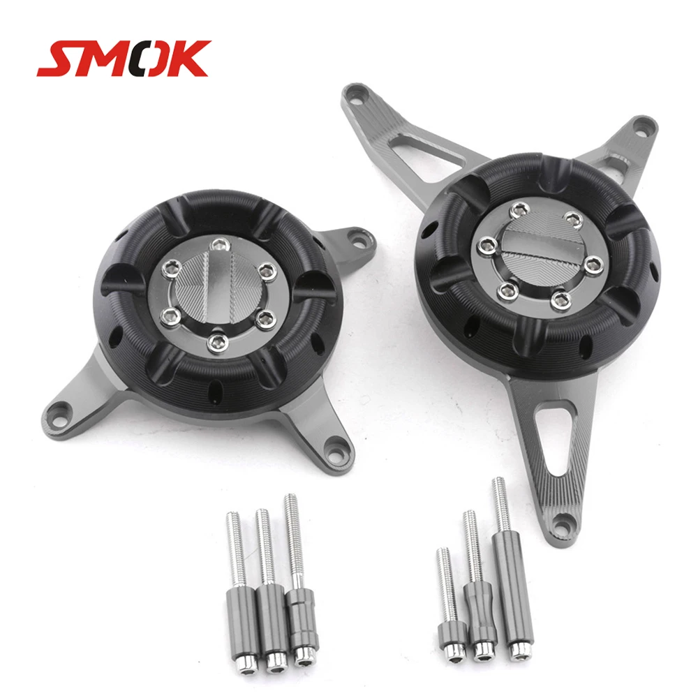 

SMOK Motorcycle CNC Aluminum Alloy Left Right Engine Protective Guard Cover For Honda CBR650F CB650F 2014 2015 2016 2017 2018