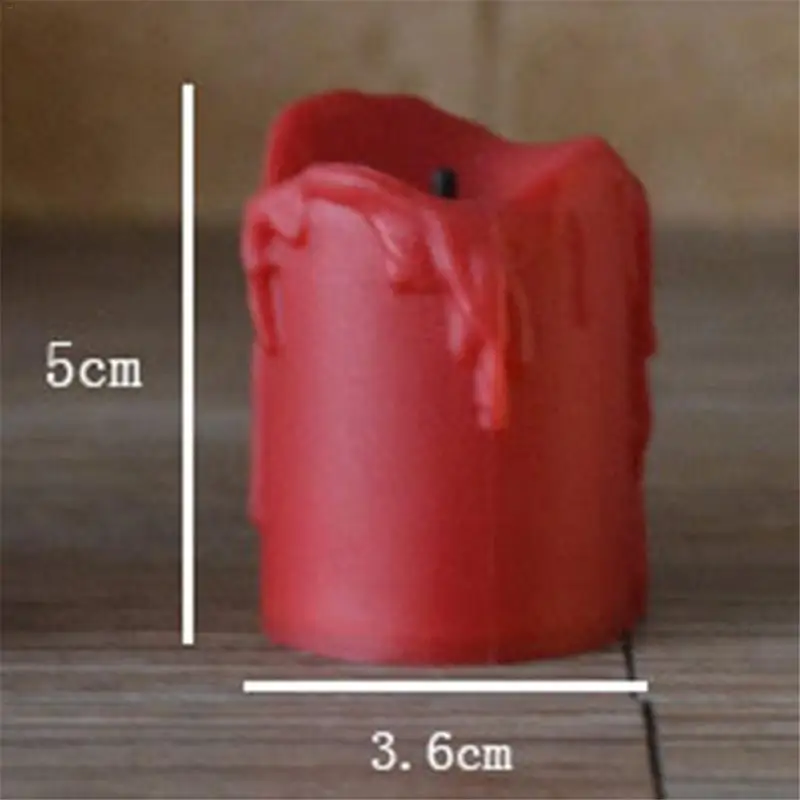 12 Pcs Of Led Electric Battery Powered Candle Flameless Smokeless Warm White Candle For Holiday Wedding Decoration