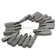 20pcs 25 millimetri Potenza Vite Bit dei Driver PZ1 PZ2 PZ3 Pozi Cacciavite Bit Cacciavite Magnetico Bit PZ 1 2 3 Drive Driver Bit