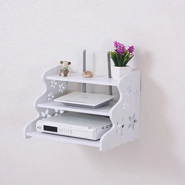 Creative Home Tv Cabinet Set Top Box Frame Router Shelf Storage
