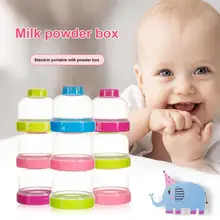 3 слоя Портативный Детские Кормление бутылка для Молока бутылка для воды хранения ящик с отделениями Снэк еда бутылка контейнер открытый еда коробка