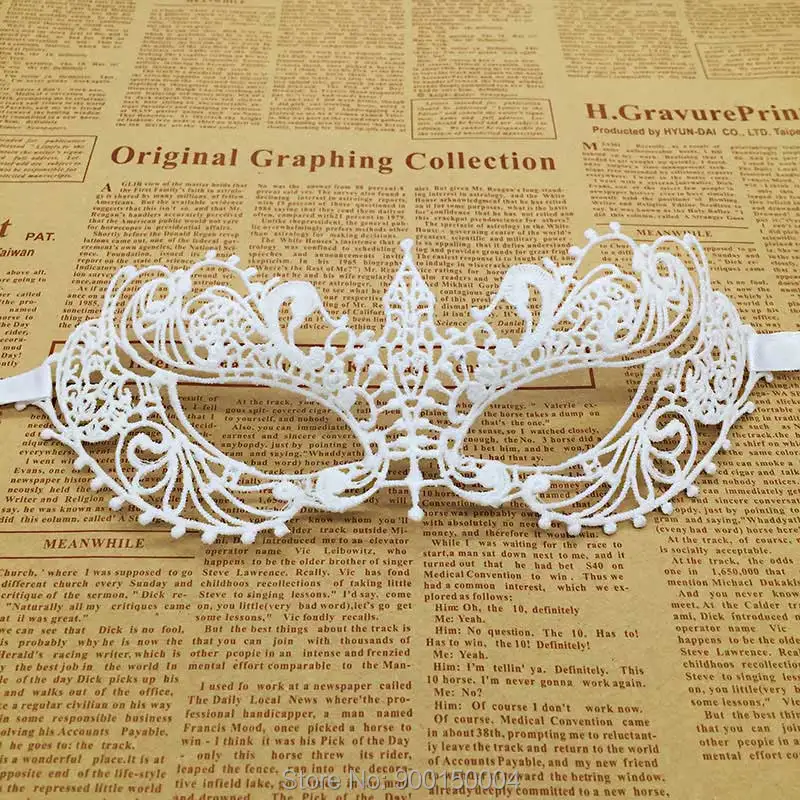 

White Mask For Face Christmas mask for Carnival Masquerade Easter Masks