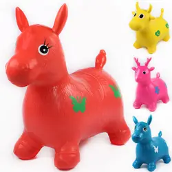 Детский прыжок лошадь бункер надувная игрушка прыгающая животное езды на игрушки Рождественский подарок