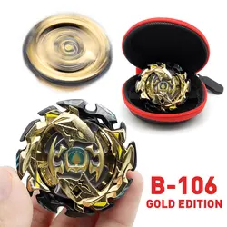 Золотое издание Beyblade Взрывная игрушка B-122 без пусковой установки и коробка обваливается Металл Fusion повернуть Топ Bey лезвие ребенок мальчик