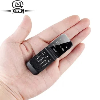 

small mini clamshell Flip mobile phone button Bluetooth Dialer Magic Voice Handsfree Earphone Single sim LONG-CZ J9 GSM