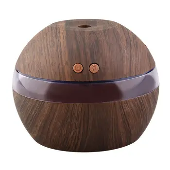 

Top Sale Wood grain Ultrasonic Essential Oil Aroma Diffuser Humidifier Air Aromatherapy Purifier Decoration 300ML